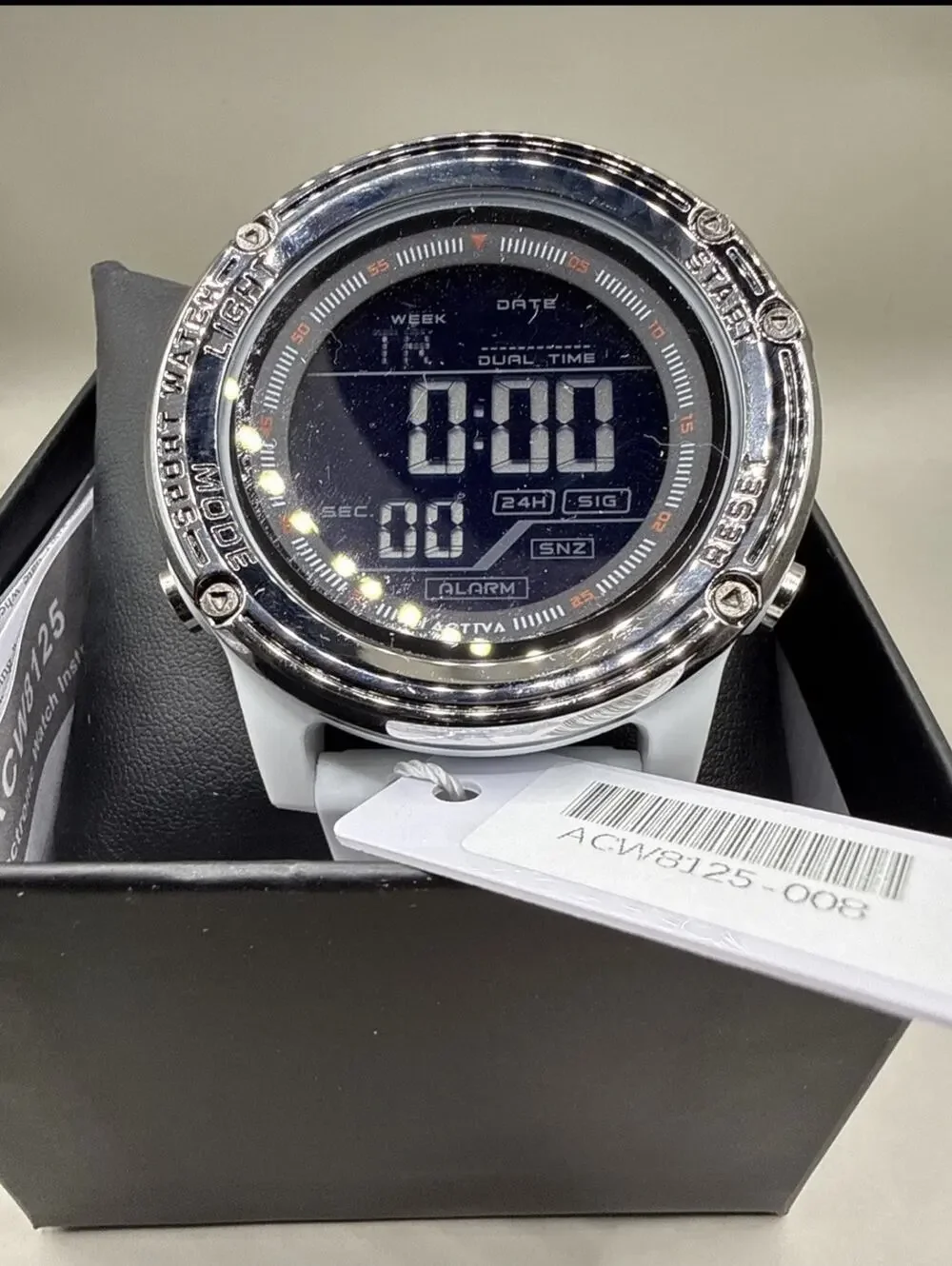 ACW8125-008 - Activa Voyager of Time X Invicta Men's Digital Watch - 52mm, White